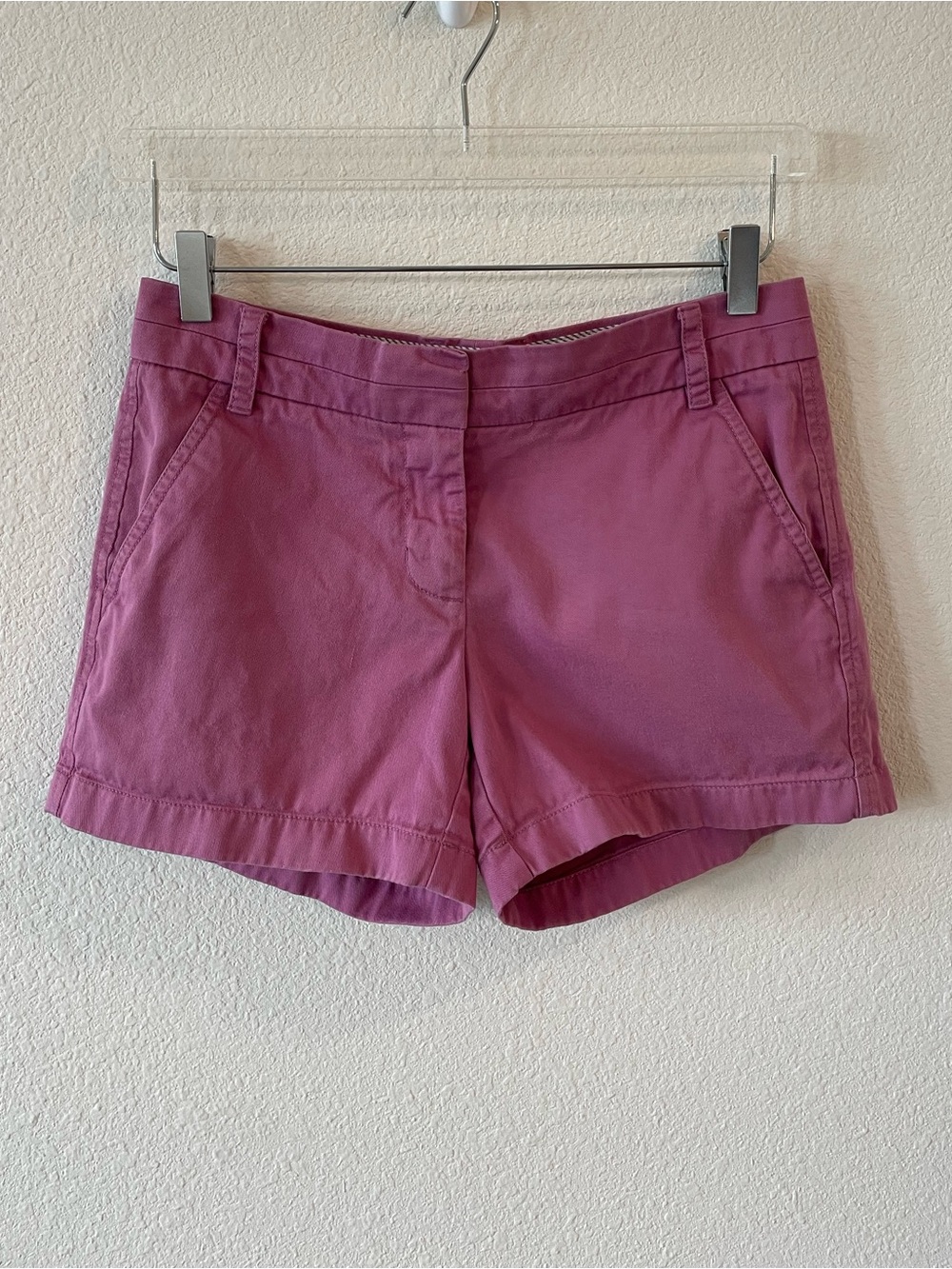 J. Crew Women’s Cotton Chino Shorts Mauve Pink